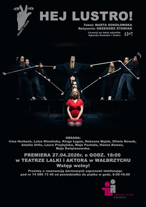 You are currently viewing „Hej, lustro!” Marty Sokołowskiej na scenie Trzeciego Teatru